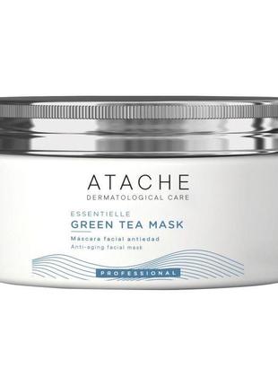 Восстанавливающая успокаивающая маска с зеленым чаем atache essentielle reafirming mask guess green tea