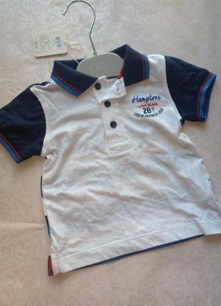 Футболка для хлопчика ovs на 6-9 місяців. футболка для мальчика 4958