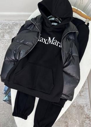 Двойка костюм на флисе в стиле max mara