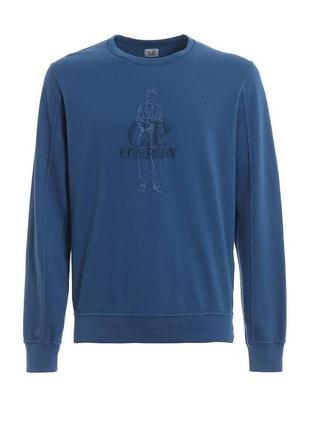Canada Goose hooded puffer jacket c.p. company embroidery sweatshirt blue l 3100 174822600