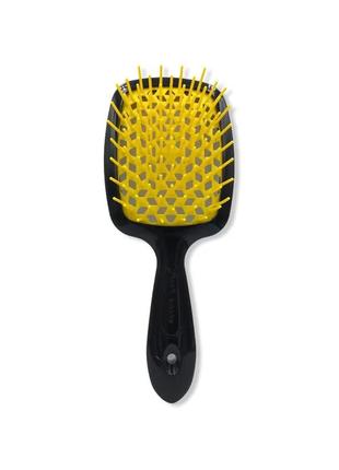 Janeke superbrush black/yellow. расческа. 71sp226 gia1 фото