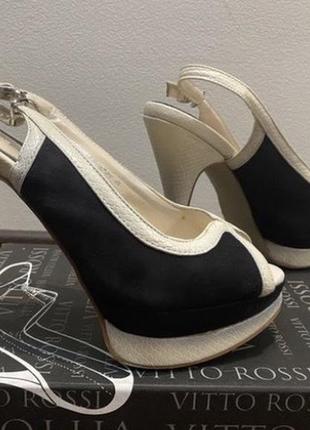 Босоножки из натуральной кожи bellissimo, каблук булавка, 38 р,