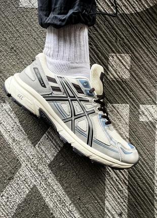 Мужские кроссовки asics gel venture 6 white blue 41-42-44