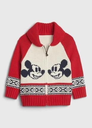 Шикарная кофта на молнии gap disney оригинал