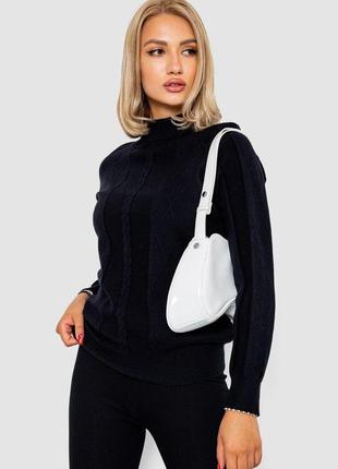 Гольф женский однотонный, цвет черный, 244r1516