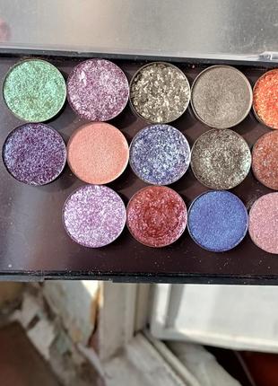 Тени однойшки glam shop, copacetic, terra moons, looxi beauty, bernovich