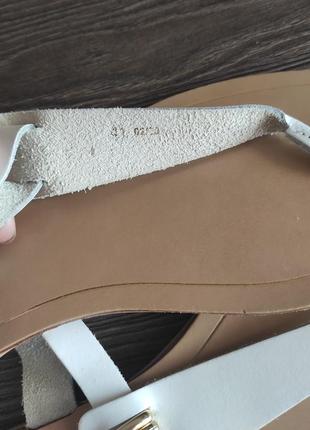 Schuh новые кожаные сандалии 41разм.6 фото