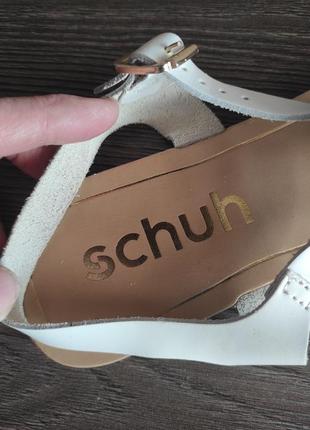 Schuh новые кожаные сандалии 41разм.5 фото