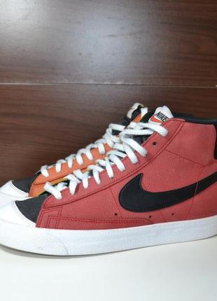 Nike blazer mid 77 кроссовки 42р оригинал кожаные сникерсы хайтопы