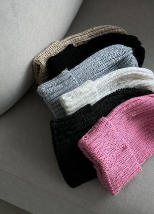 В'язана шапка7 фото