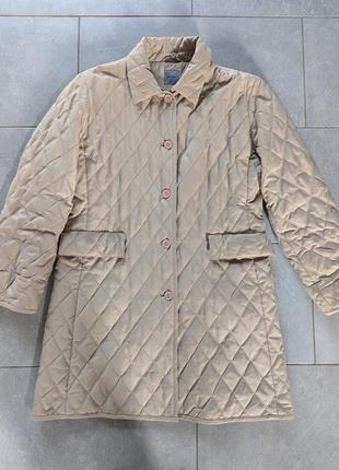 Пальто пуховик стеганое