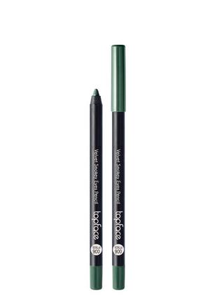 Карандаш для глаз topface velvet smokey eyes pt605 № 006 зелёный