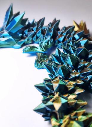 Кристалічний дракон (іграшка 3d-друк)4 фото