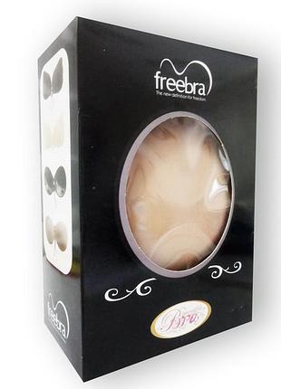 Freebra bar - бюстгальтер-невидимка на шнурівці (фрибра бар) "a,беж"