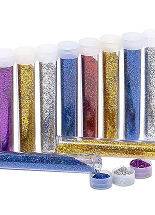 Набор блесток для творчества 505-cit 5 граммов, 6 цветов