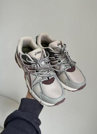 Новинка топові жіночі кросівки asics gel-kahana 8 bordo/beige6 фото