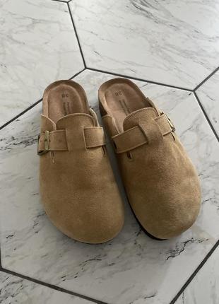 Клоги тапочки, як zara замшеві