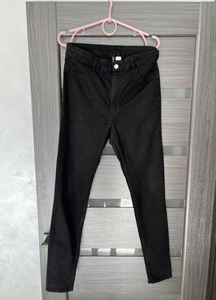 Брюки высокая посадка h&m