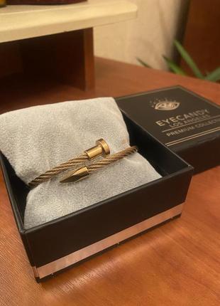 Браслет в стиле cartier,картье, гвоздь, гвоздик