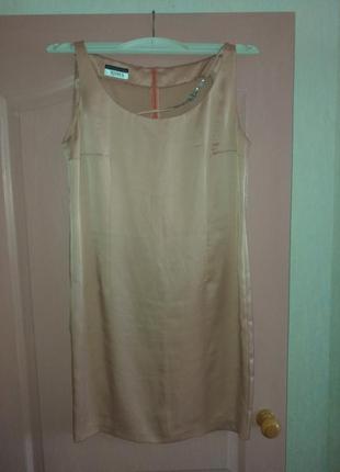 Атласное платье