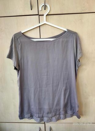 Футболка esmara р-р s атлас+трикотаж