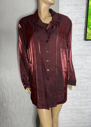 Винтажная блуза комплект двойка блузка и майка большого размера батал винтаж frankenwalder, xxxl