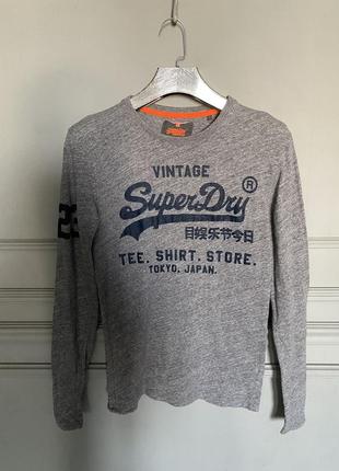 Лонгсив кофта с длинными рукавом superdry