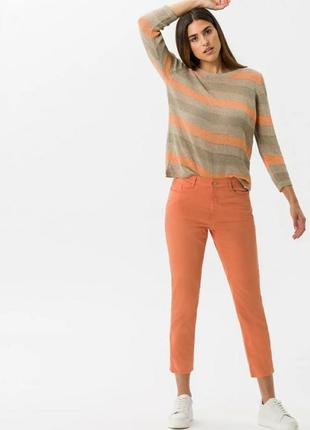 Brax style.mary s хлопковые брюки в цвете манго /9872/