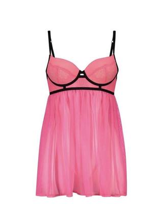 Комбінація babydoll пеньюар hunkemoller m 75 в/с