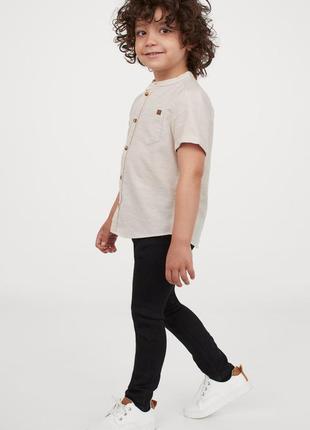 Зауженные джинсовые брюки джинсы скинни из денима от h&m