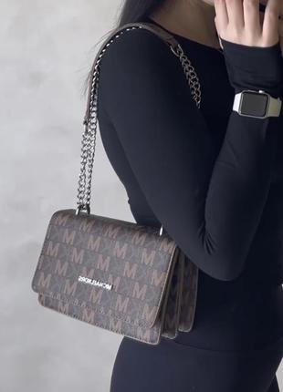 Жіноча сумка michael kors, сумка майкл корс, сумка на плече, кросбоді, брендова сумка6 фото