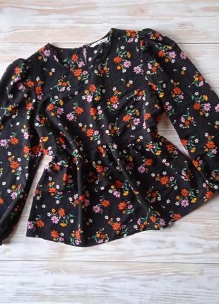 Блуза в цветочный принт tu women размер 52/54