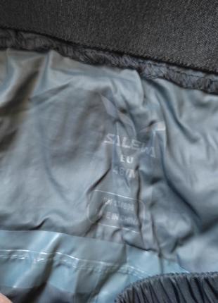 Трекинговые водонепроницаемые штаны salewa rainprotection pant unisex6 фото