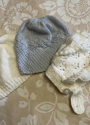 Детские вязаные шапочки