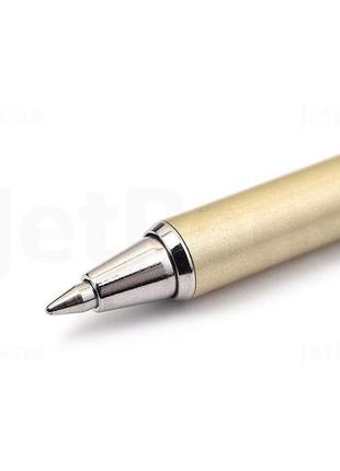 Zebra sl-f1 mini ballpoint pen silver (gold) міні кулькова ручка срібно-золотиста5 фото