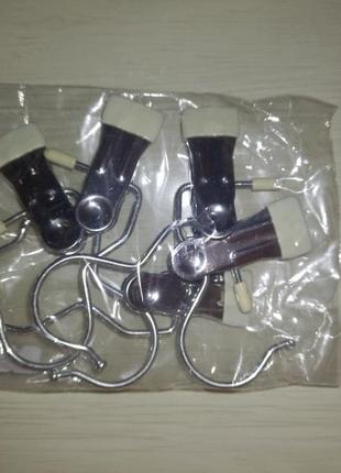 Прищіпка експозиційна металева для одягу, лосин, шкарпеток, аксесуарів 5 шт.