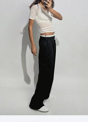 Штани wide leg zara2 фото