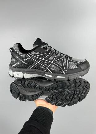 Asics gel-kahana 8 black-silver4 фото