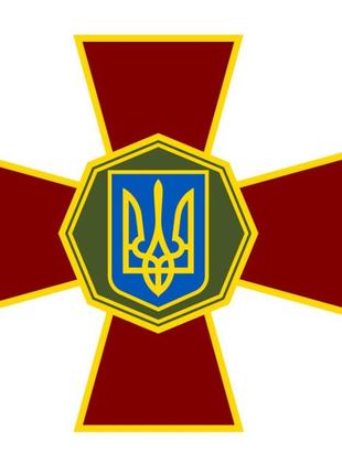 Наклейка на авто хрест нац гвардіі  україни (00254)2 фото