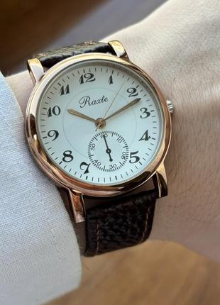 Мужские часы rate t8459g на кожаном ремешке