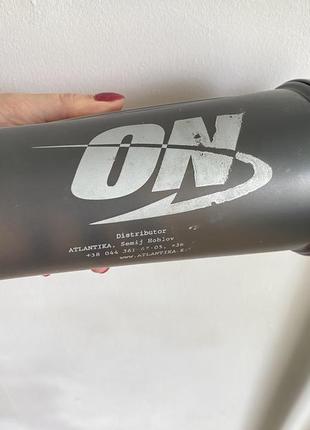 Шейкер для спортивного питания optimum nutrition с металлическим шариком 700 мл5 фото