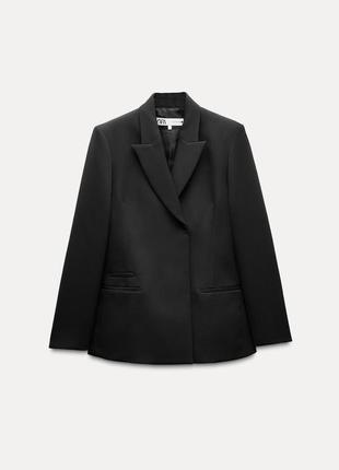 Двубортный блейзер zara new xs s m | пиджак