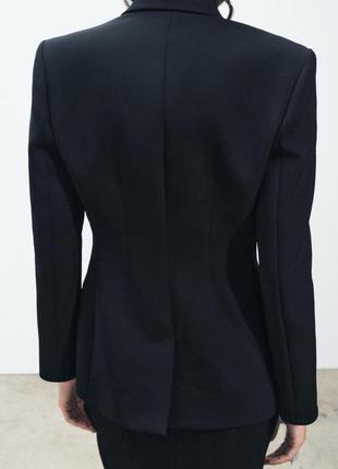 Двубортный блейзер zara new xs s m | пиджак2 фото