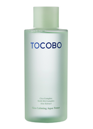 Заспокійливий тонер для обличчя tocobo cica calming aqua toner 200ml