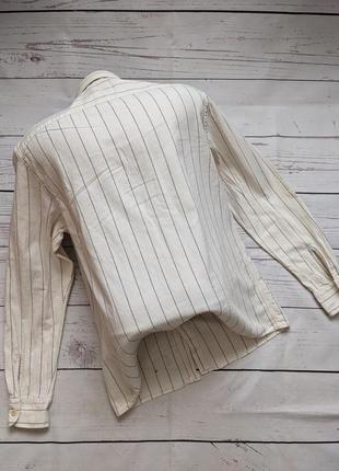 Хлопковая рубашка в поломку от zara