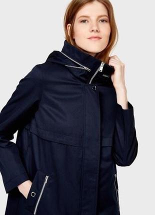 Легкая куртка, ветровка, плащ ostin темно-синего цвета 42 размер6 фото