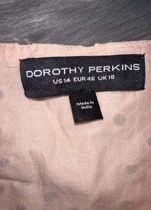 Стильная хлопковая рубашка блузка из прошвы большого размера l dorothy perkins6 фото