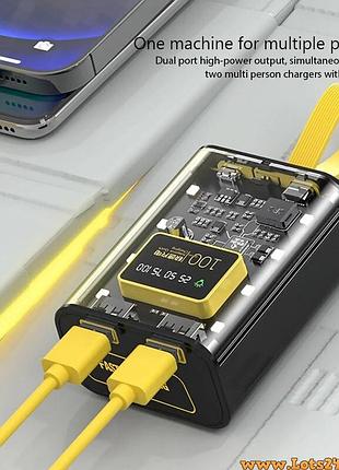 Корпус кейс для павербанка 3x18650 павербанк power bank с быстрой зарядкой дисплеем сборки зарядных устройств