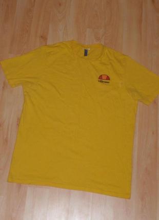 Футболка ellesse tee yellow premium ck italy levis original l-xl тишка ea7 cp