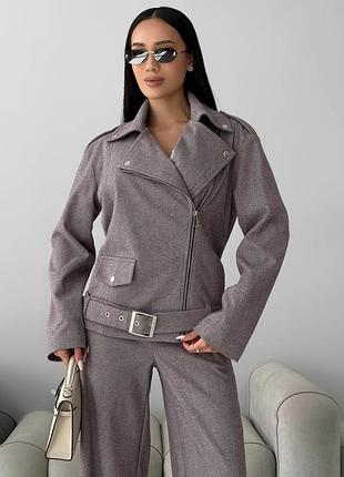 Куртка косуха шерстяная сплит